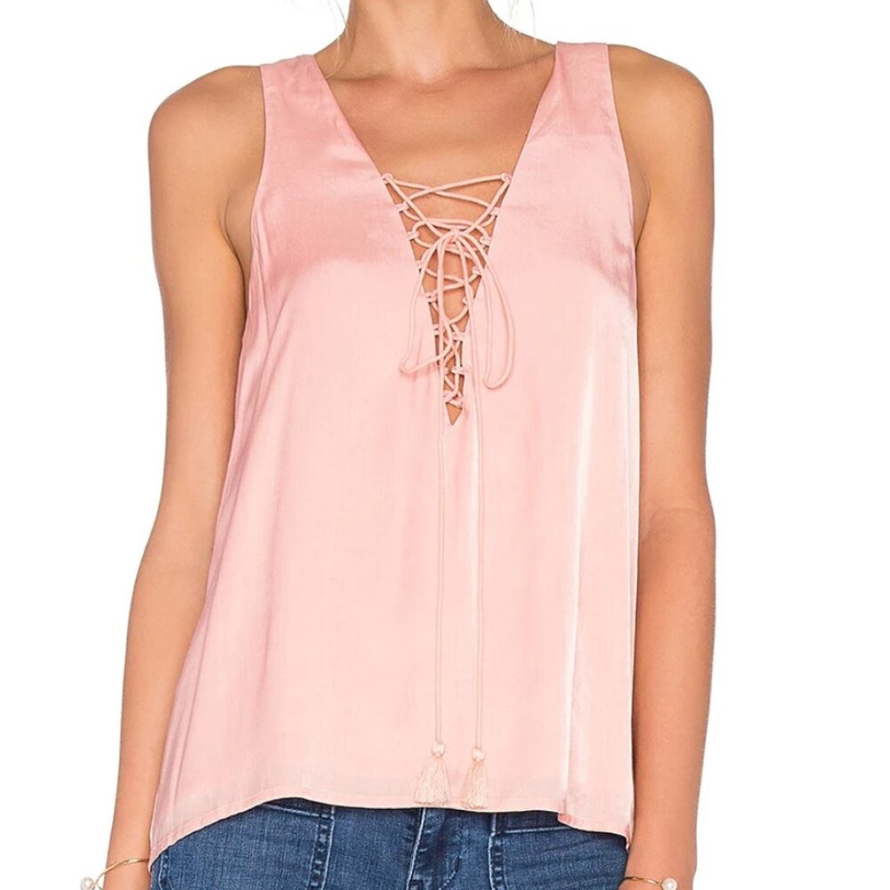 The Jetset Diaries Lotus Tank in Blush Size Small